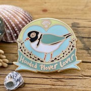 Bridget Farmer | Enamel Pin | Hooded Plover Lover